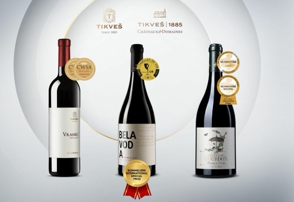 1 Tikveš Nagrađena Francuska, Kina, Nemačka