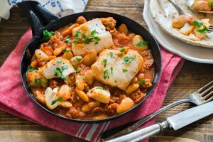 Surf & Turf: Pripremite bakalar sa čorizo kobasicom