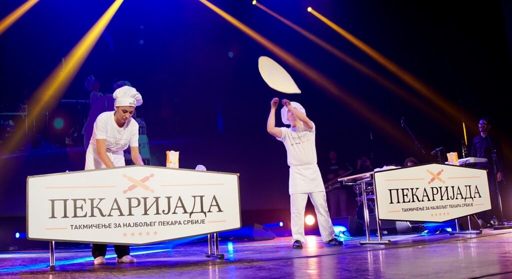 Pekarijada Takmicenje u bacanju pizza testa