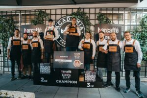 Barcaffe barista Cup pobednički podijum