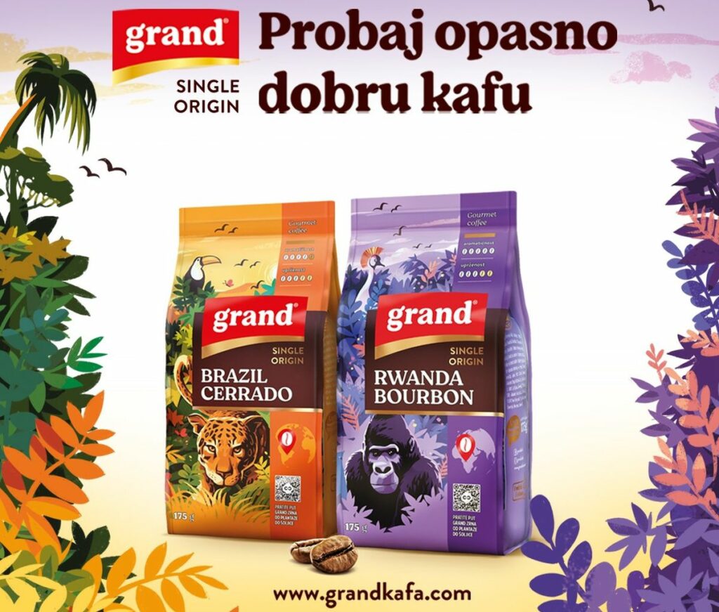 Grand kafa Brazil i Ruanda front
