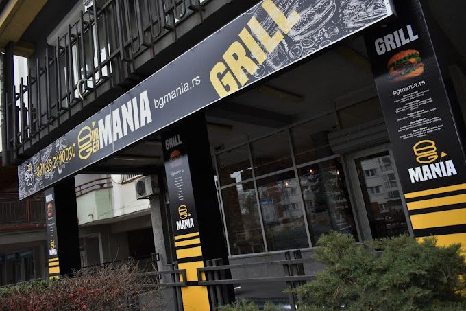 Burgermania spoljni izgled lokala